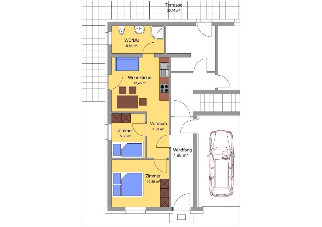 Appartement Christopherus Pettneu am Arlberg Szoba fotó